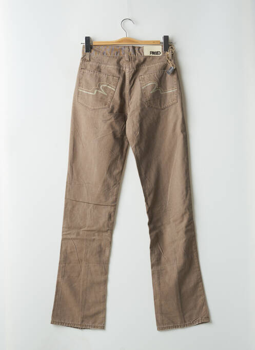 Jeans coupe droite marron RWD pour homme