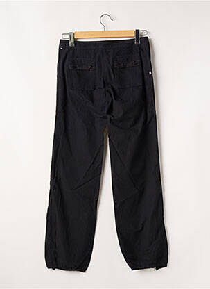 Pantalon droit tissage popeline taille basse noir SESSUN femme