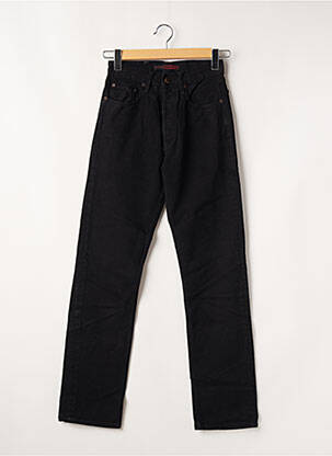 Jeans coupe droite poches noir TEDDY SMITH femme