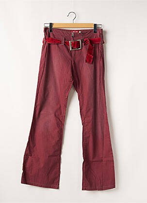 Pantalon flare coupe évasée bleu TEDDY SMITH femme