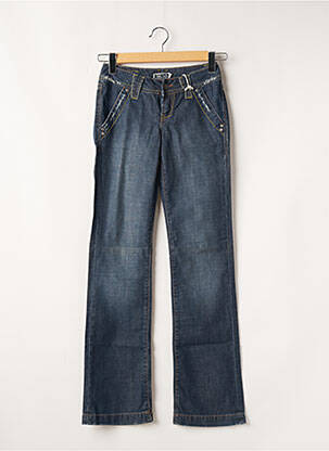 Jeans coupe droite poches bleu TEDDY SMITH femme