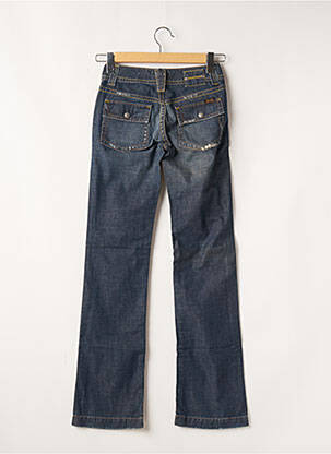 Jeans coupe droite poches bleu TEDDY SMITH femme