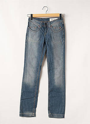 Jeans coupe slim poches bleu TEDDY SMITH femme