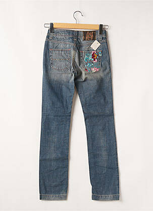 Jeans coupe slim poches bleu TEDDY SMITH femme