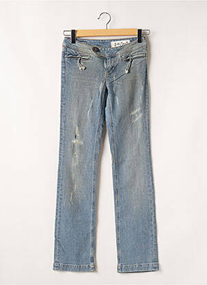 Jeans coupe slim poches bleu TEDDY SMITH femme