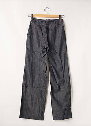 Pantalon flare stretch taille haute bleu TEDDY SMITH femme