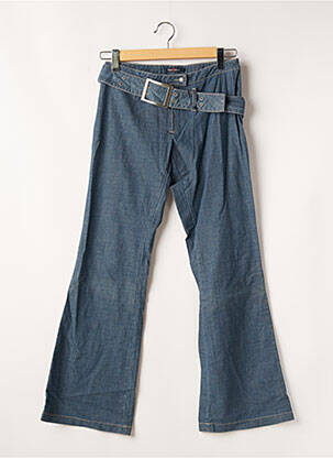 Jeans coupe droite taille normale taille normale bleu TEDDY SMITH femme