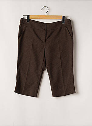 Pantacourt coupe droite marron VERO MODA femme