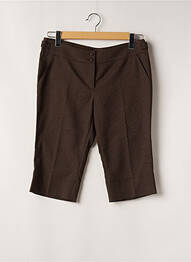 Pantacourt coupe droite marron VERO MODA femme