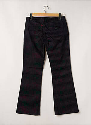 Pantalon droit fermeture zippée sous rabat avec crochet noir VOLCOM femme