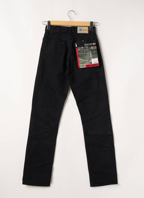 Jeans coupe droite noir TEDDY SMITH pour femme
