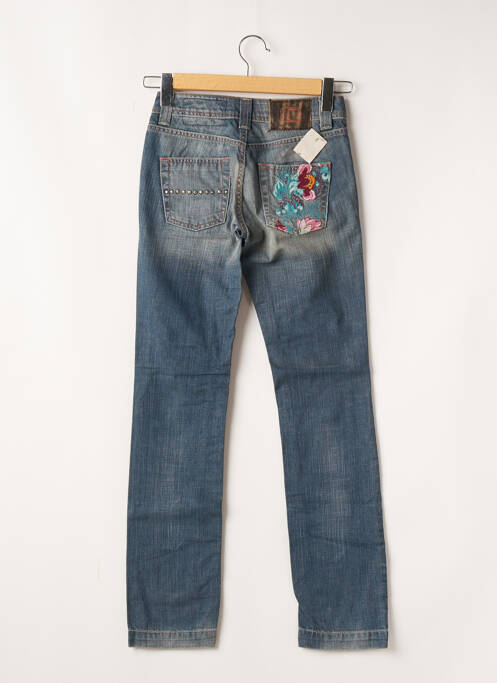 Jeans coupe slim bleu TEDDY SMITH pour femme