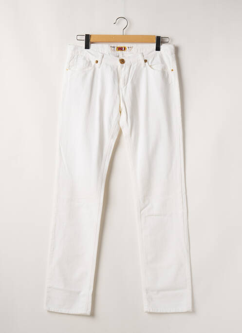 Pantalon droit blanc TAKE TWO pour femme