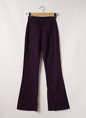 Jean coupe flare taille normale taille normale violet CIMARRON femme