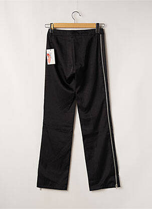Pantalon droit fermeture zippée sous rabat boutonné taille normale noir TEDDY SMITH femme