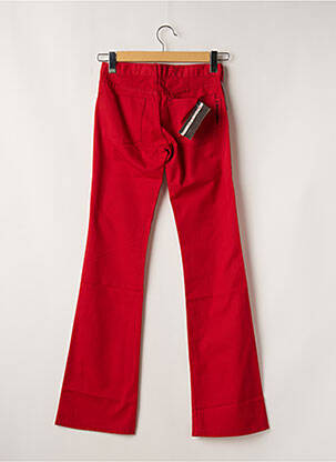 Jean coupe flare stretch taille normale rouge LA BRIGADA INTERNACIONAL femme