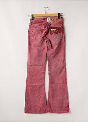 Jeans coupe droite taille normale taille normale rouge LEVI'S femme