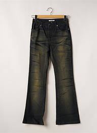 Jeans coupe droite taille normale taille normale noir SCHOOL RAG femme