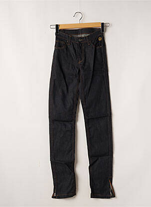 Jeans coupe slim tissage brut taille normale bleu DEEP SOUL femme