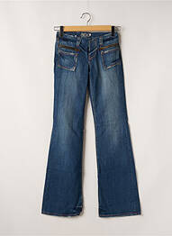 Jean coupe flare taille normale taille normale bleu TEDDY SMITH femme