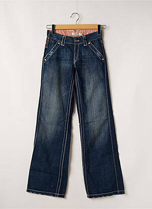 Jeans coupe droite taille normale taille normale bleu SCHOOL RAG femme