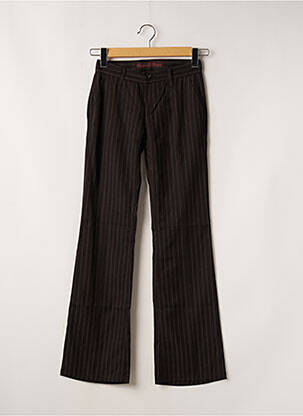 Pantalon chino tissage popeline taille normale marron FREEMAN T.PORTER femme