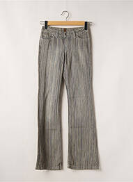 Jeans bootcut stretch taille basse bleu TEDDY SMITH femme