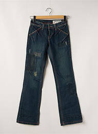Jeans coupe droite taille normale taille normale bleu TEDDY SMITH femme