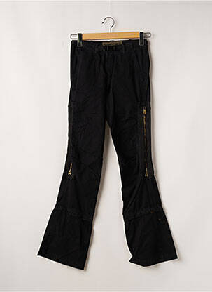 Pantalon cargo poches noir FREEMAN T.PORTER femme