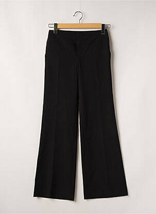 Pantalon droit stretch taille normale noir SCHOOL RAG femme