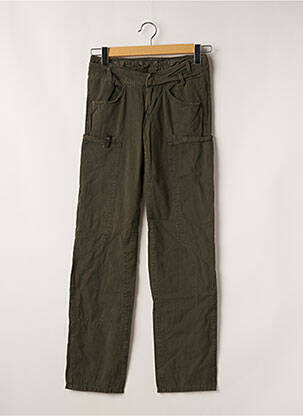 Pantalon cargo coupe droite taille normale vert FREEMAN T.PORTER femme