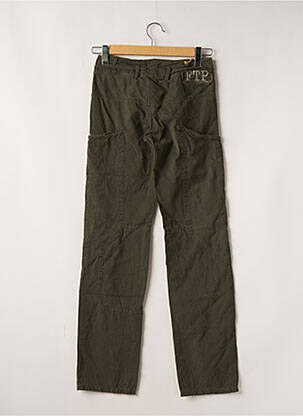Pantalon cargo coupe droite taille normale vert FREEMAN T.PORTER femme