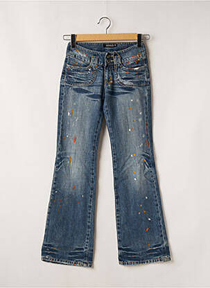 Jean coupe flare taille basse taille basse bleu RWD femme