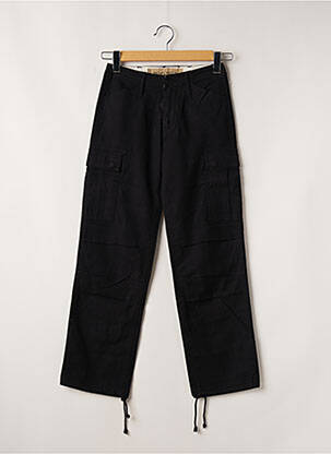 Pantalon cargo coupe droite taille normale noir TEDDY SMITH femme