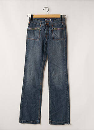 Jeans coupe droite taille normale taille normale bleu TEDDY SMITH femme