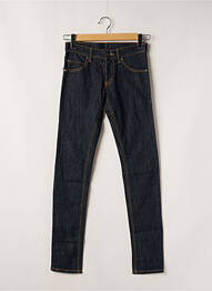 Jeans coupe slim tissage brut taille normale bleu CHEAP MONDAY femme