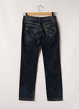 Jeans coupe slim tissage brut taille normale bleu TEDDY SMITH femme