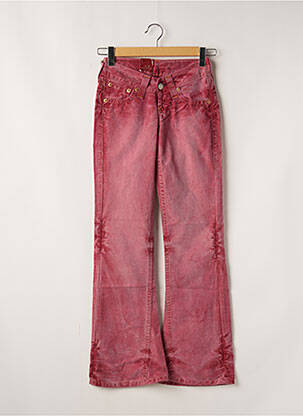 Jeans coupe droite rouge LEVIS pour femme