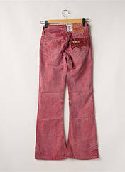 Jeans coupe droite rouge LEVIS pour femme seconde vue