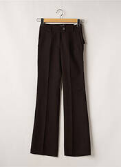 Pantalon flare marron TIM BARGEOT pour femme seconde vue