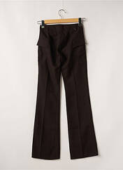 Pantalon flare marron TIM BARGEOT pour femme seconde vue