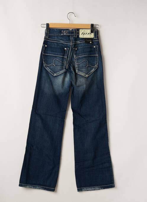 Jeans coupe droite bleu SCHOOL RAG pour femme