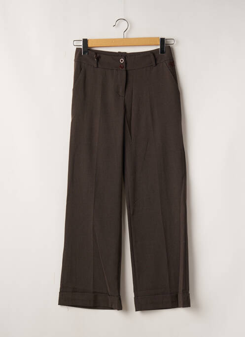 Pantalon chino marron PAKO LITTO pour femme