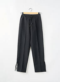 Pantalon droit tissage crêpe taille normale noir BUFFALO femme