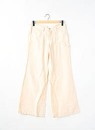 Pantalon flare taille normale taille normale beige CIMARRON femme