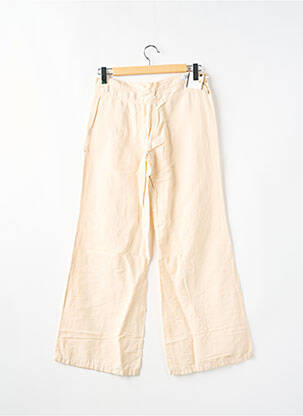 Pantalon flare taille normale taille normale beige CIMARRON femme