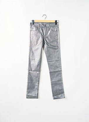 Pantalon slim stretch taille normale gris CHEAP MONDAY femme