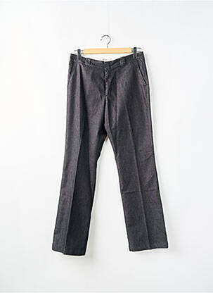 Pantalon droit fermeture zippée sous rabat boutonné taille normale gris CARHARTT femme