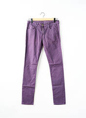 Jeans coupe slim violet BE YOU K pour femme seconde vue