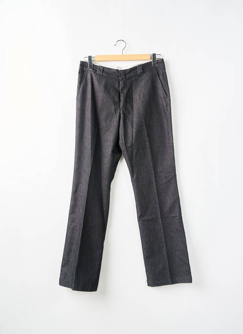 Pantalon droit fermeture zippée sous rabat boutonné taille normale gris CARHARTT femme